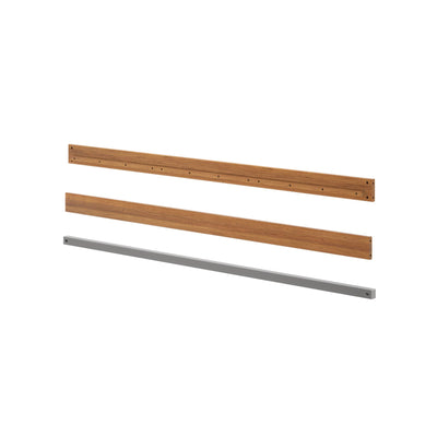 710705-007 :  Jackpot Bed Side Rails incl. Support Bar (Full), Pecan