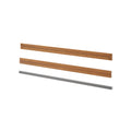 710705-007 :  Jackpot Bed Side Rails incl. Support Bar (Full), Pecan