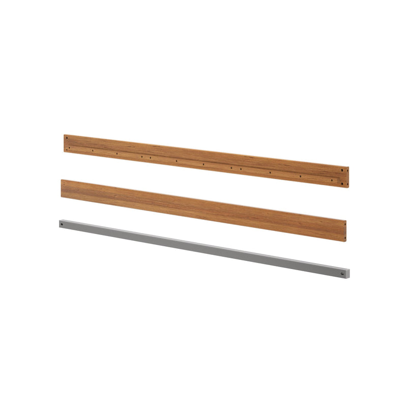 710705-007 :  Jackpot Bed Side Rails incl. Support Bar (Full), Pecan