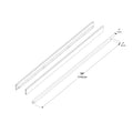 710705-007 :  Jackpot Bed Side Rails incl. Support Bar (Full), Pecan