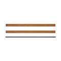 710705-007 :  Jackpot Bed Side Rails incl. Support Bar (Full), Pecan