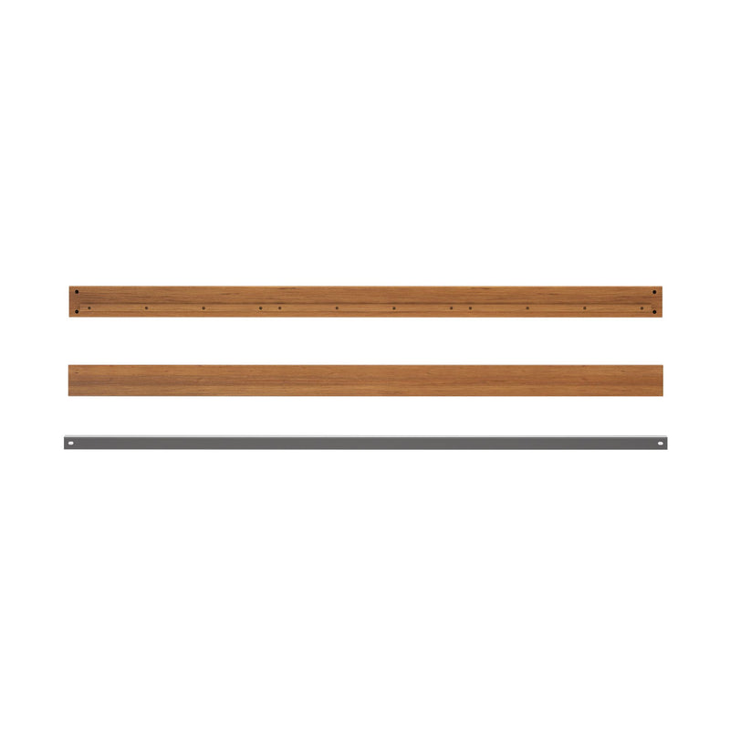 710705-007 :  Jackpot Bed Side Rails incl. Support Bar (Full), Pecan