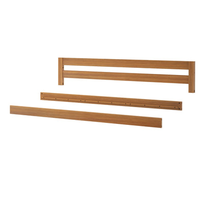 710710-007 :  Jackpot Bed Side Rails & Back Rails, Pecan