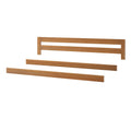 710710-007 :  Jackpot Bed Side Rails & Back Rails, Pecan