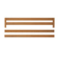 710710-007 :  Jackpot Bed Side Rails & Back Rails, Pecan