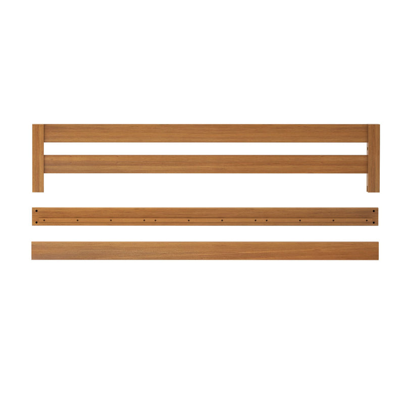 710710-007 :  Jackpot Bed Side Rails & Back Rails, Pecan