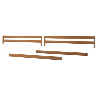 710730-007 :  Jackpot 2 Full Length Guard Rail Sets & 1 Bed Rail Set, Pecan
