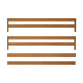 710730-007 :  Jackpot 2 Full Length Guard Rail Sets & 1 Bed Rail Set, Pecan