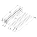 710731-007 :  Jackpot 2 x Bedside Rails & 2 x Full Length Safety Rails, Pecan
