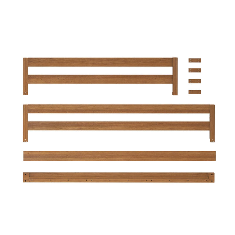 710735-007 :  Jackpot Bed Rail, Full Length & 3/4 Guard Rail Set, Pecan