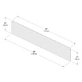 710815-007 :  Jackpot Vanity Panel (Full), Pecan