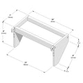711305-007 :  Jackpot Bedside Tray, Pecan