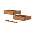711625-007 :  Jackpot 2 Drawer with Center Guide Under Unit, Pecan