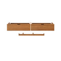 711625-007 :  Jackpot 2 Drawer with Center Guide Under Unit, Pecan