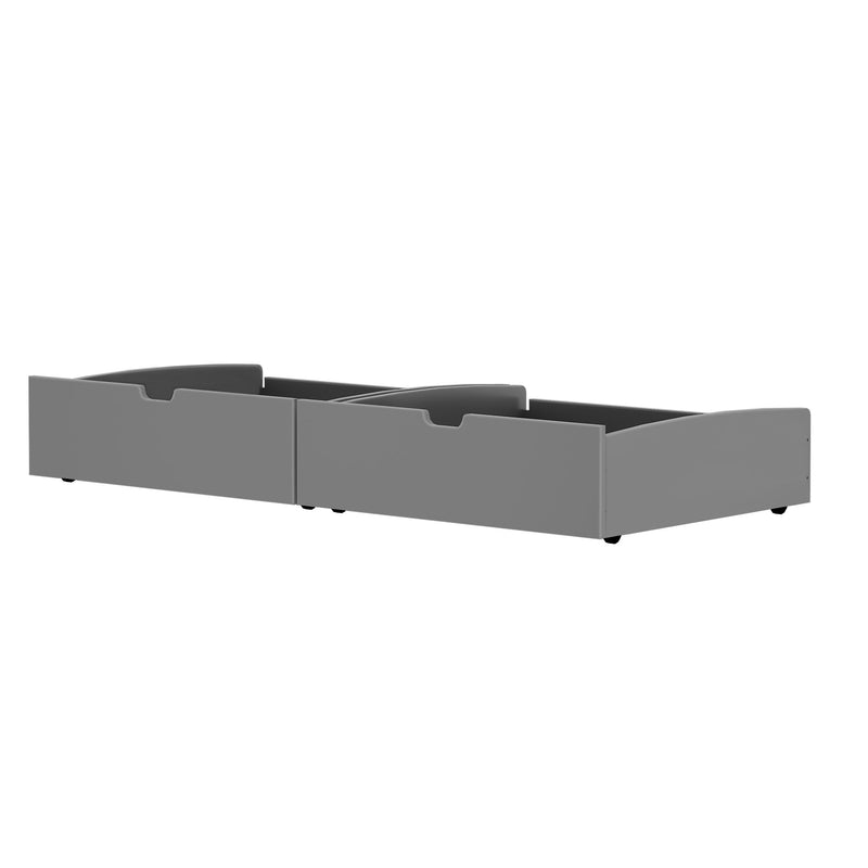 711625-121 : Component Jackpot 2 Drawer with Center Guide Under Unit, Grey