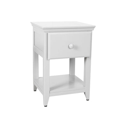 714211-002 : Furniture 1 Drawer Nightstand, White