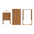 714240-007 :  Jackpot Pull-Out Desk, Pecan