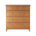 714323-007 :  Jackpot 2 over 3 Drawer Dresser, Pecan