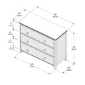 714330-007 :  Jackpot 3 Drawer Dresser, Pecan