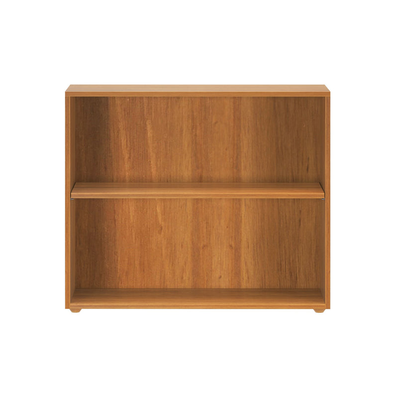 714720-007 :  Jackpot 2 Shelf Bookcase - K/D, Pecan