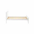71S-FBED-002 : Single Beds Full-Size Platform Bed, White