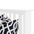 71S-FBED-002 : Single Beds Full-Size Platform Bed, White
