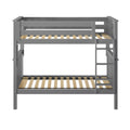 71S-TBNK-121 : Bunk Beds Bunk Bed, Twin over Twin, Grey