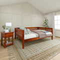BRAX XL CS : Daybed Full XL Daybed, Slat, Chestnut