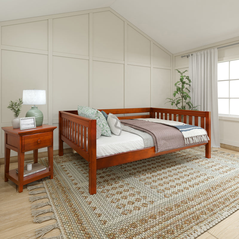 BRAX XL CS : Daybed Full XL Daybed, Slat, Chestnut