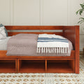 BRIX CC CP : Daybed Twin Daybed with Cubbies, Panel, Chestnut