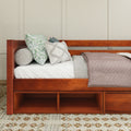 BRIX CD CP : Daybed Twin Daybed with Dresser and Cubbie, Panel, Chestnut