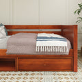 BRIX CD CP : Daybed Twin Daybed with Dresser and Cubbie, Panel, Chestnut