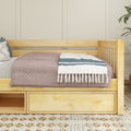 BRIX CD NS : Daybed Twin Daybed with Dresser and Cubbie, Slat, Natural