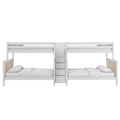 GALAXY XL MWS : Multiple Bunk Beds Modern High Twin XL over Queen Quadruple Bunk Bed with Stairs