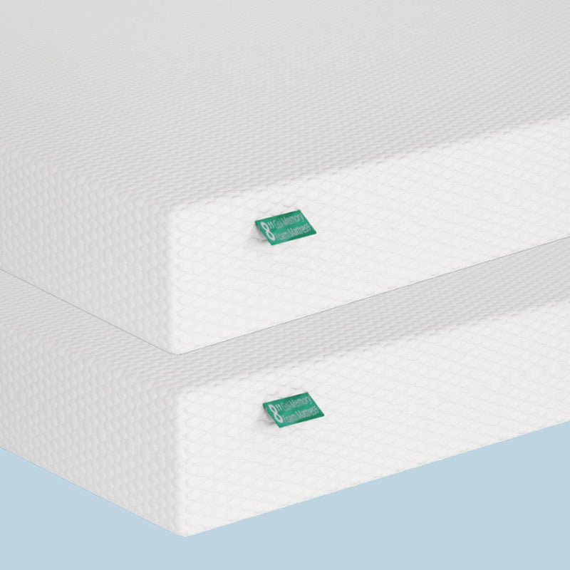 MX183218-000 : Mattresses 2 x 8" Memory Foam Mattress, Twin