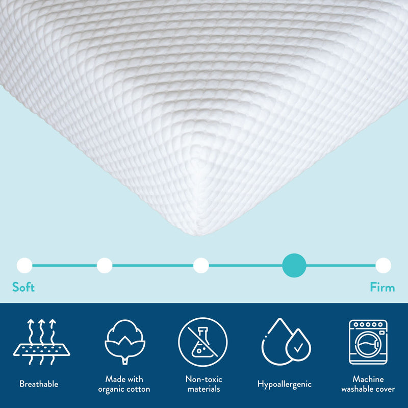 MX183218-000 : Mattress 2 x 8" Memory Foam Mattress, Twin