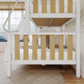 SLOPE XL MWS : Staggered Bunk Beds Modern Medium Twin XL over Full XL Bunk Bed