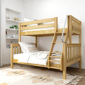 SLOPE XL NS : Bunk Bed Medium Twin XL over Full XL Bunk Bed, Slat, Natural