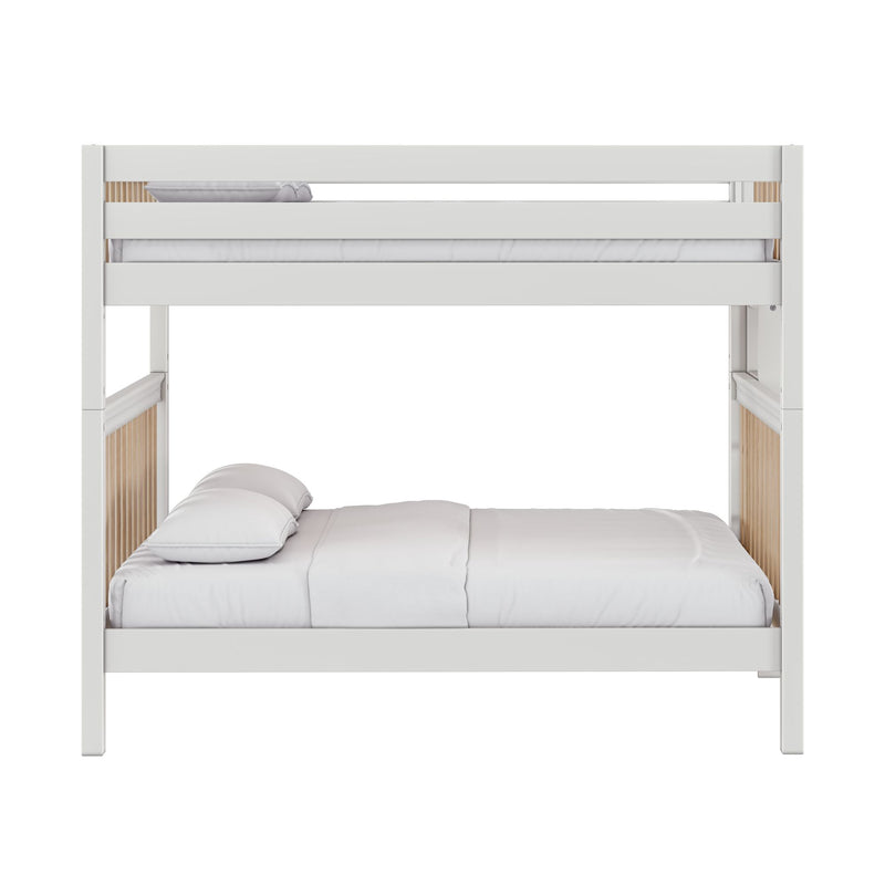 SOAR XL 1 MWS : Classic Bunk Beds Modern Queen High Bunk Bed w/ Straight Ladder on End (Low/High)