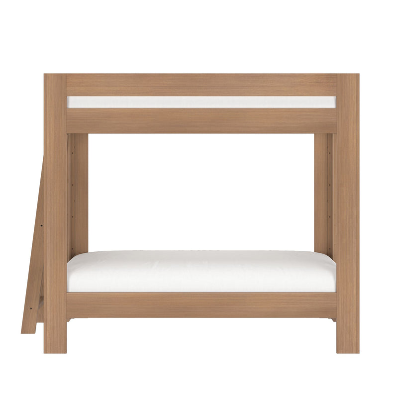 WS38501372-307 : Bunk Bed Pacific Twin XL/Twin XL Bunk w/ Ladder on End, Embossed Pecan