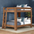 WS38501572-307 : Bunk Bed Pacific Queen/Queen Bunk w/ Ladder on End, Embossed Pecan