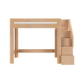 WS38502644-301 : Loft Bed Pacific Twin XL Loft Bed with Staircase, Embossed Natural