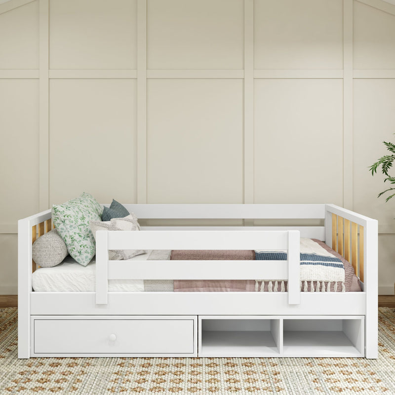 YEAH MWS CD : Toddler Bed Twin Toddler Bed with Dresser and Cubbie