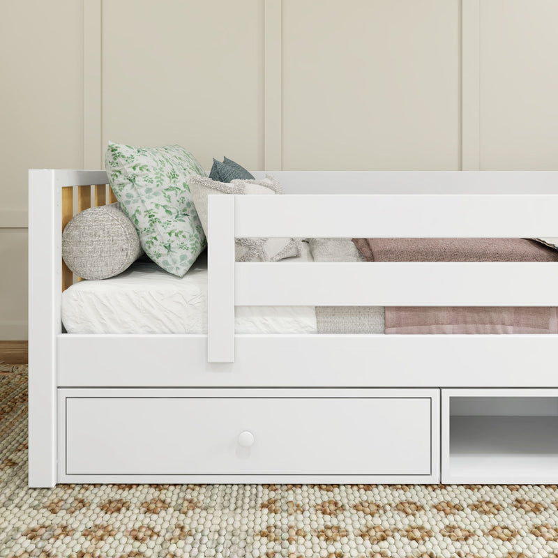 YEAH MWS CD : Toddler Bed Twin Toddler Bed with Dresser and Cubbie