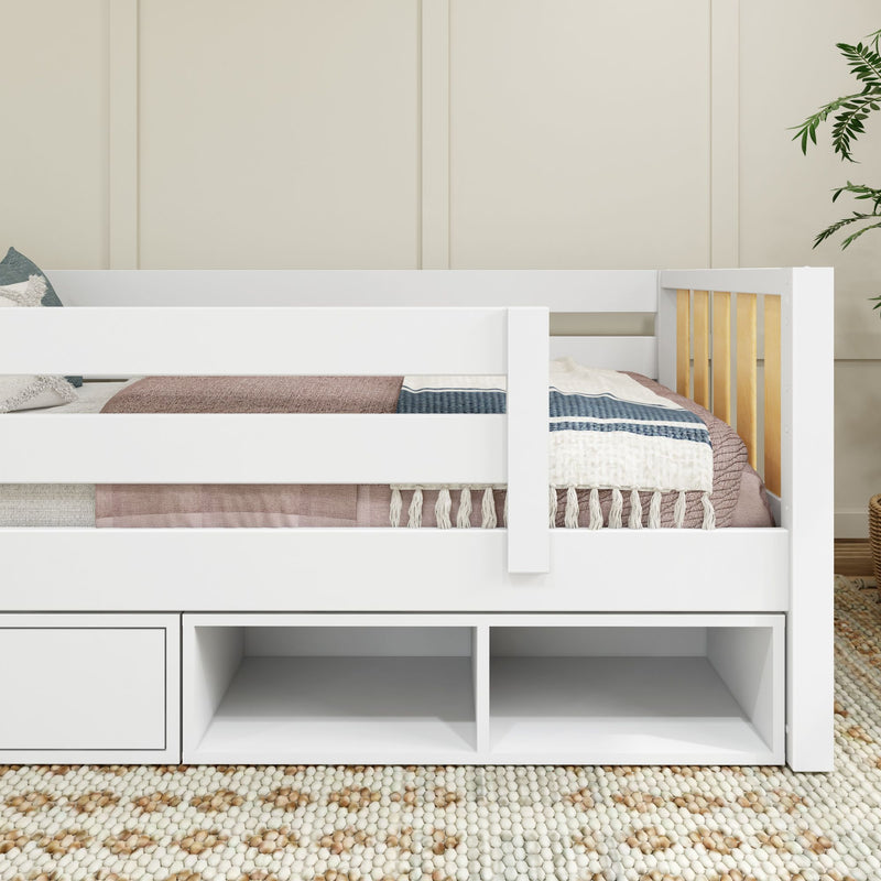 YEAH MWS CD : Toddler Bed Twin Toddler Bed with Dresser and Cubbie