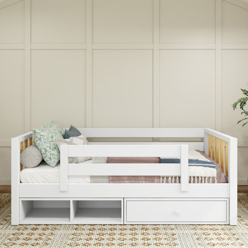 YEAH MWS CD : Toddler Bed Twin Toddler Bed with Dresser and Cubbie