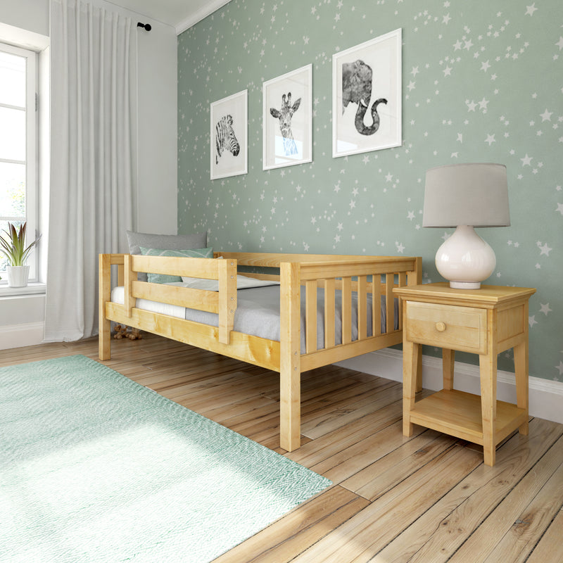YEAH NS : Toddler Bed Natural Birch Twin Toddler Bed, Slats