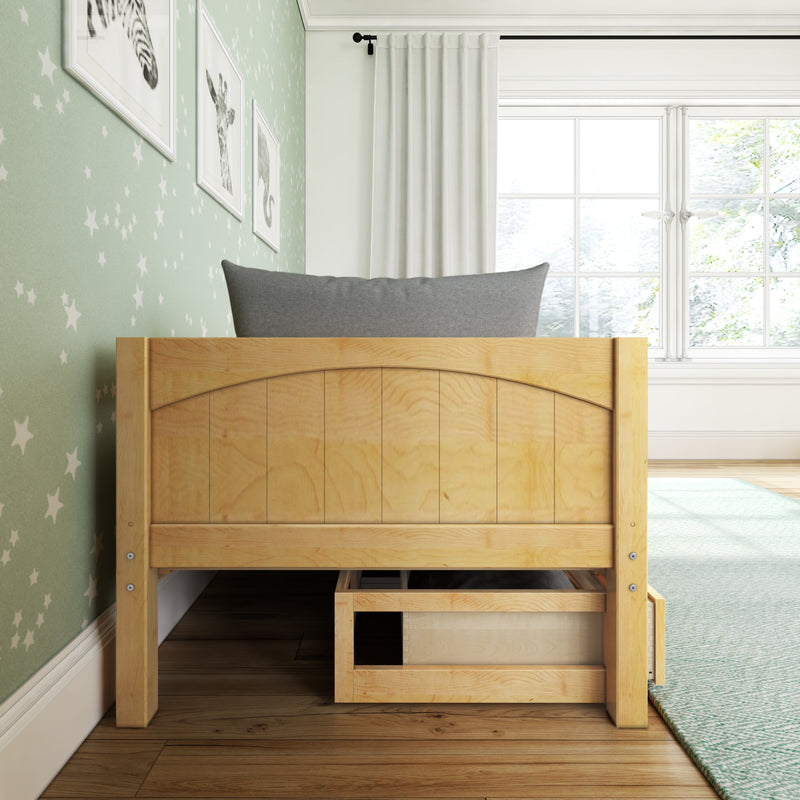 YEAH UU NP : Toddler Bed Twin Toddler Bed with Underbed Dresser, Panel, Natural