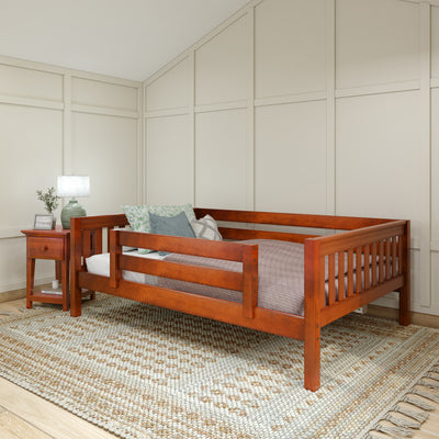 YEP XL CS : Toddler Bed Full XL Toddler Bed, Slat, Chestnut