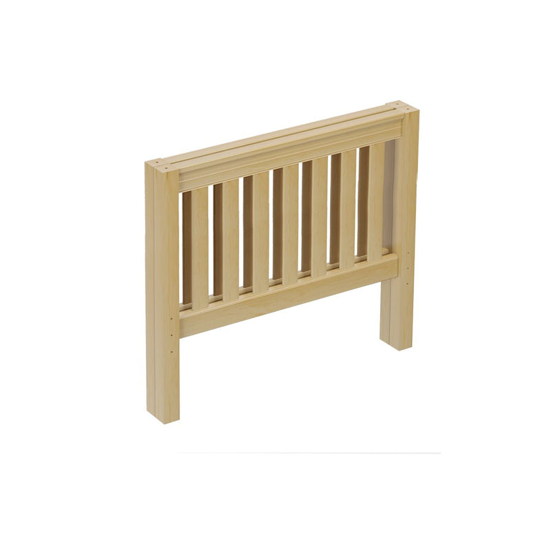 141-001 : Component Twin Slat Bed End Med - Natural